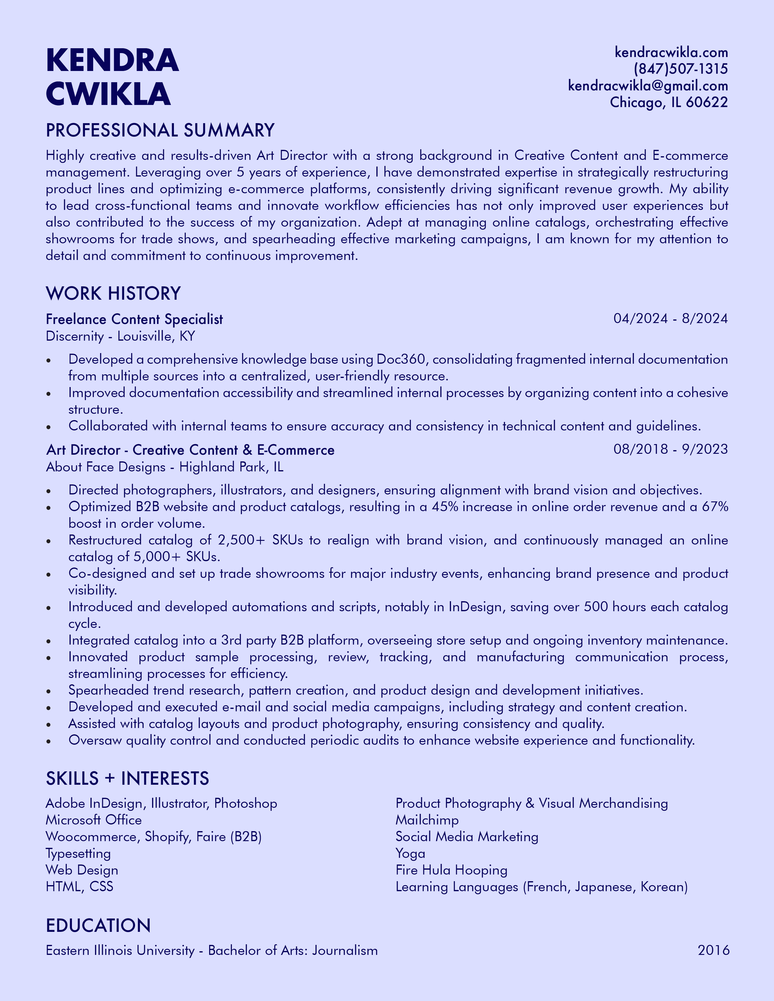 resume